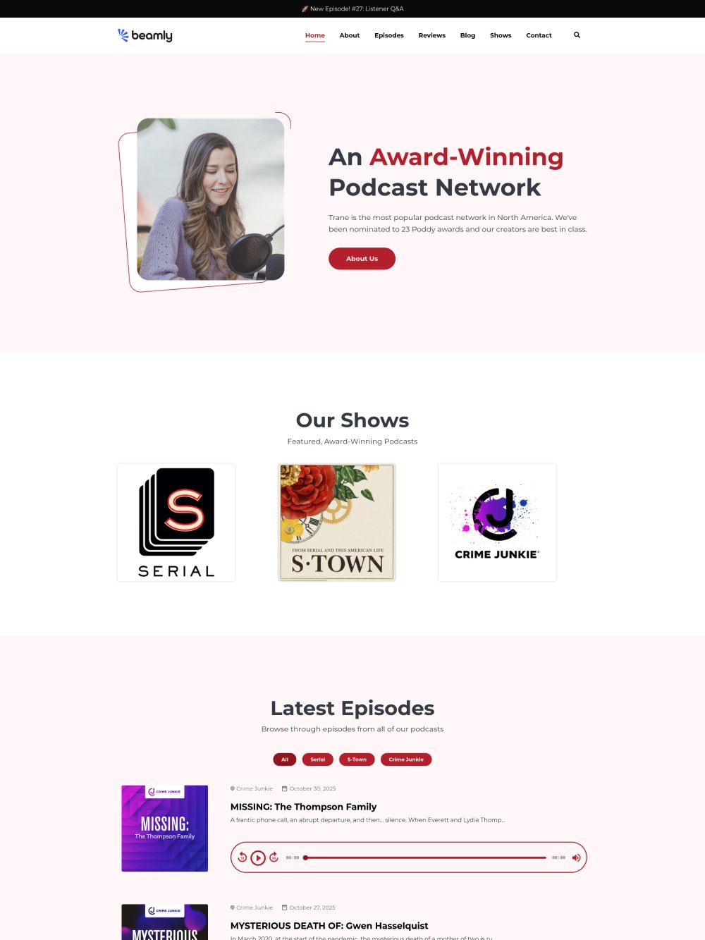 Trane Podcast Template